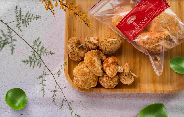 Lion'a mane mushroom - dried caps