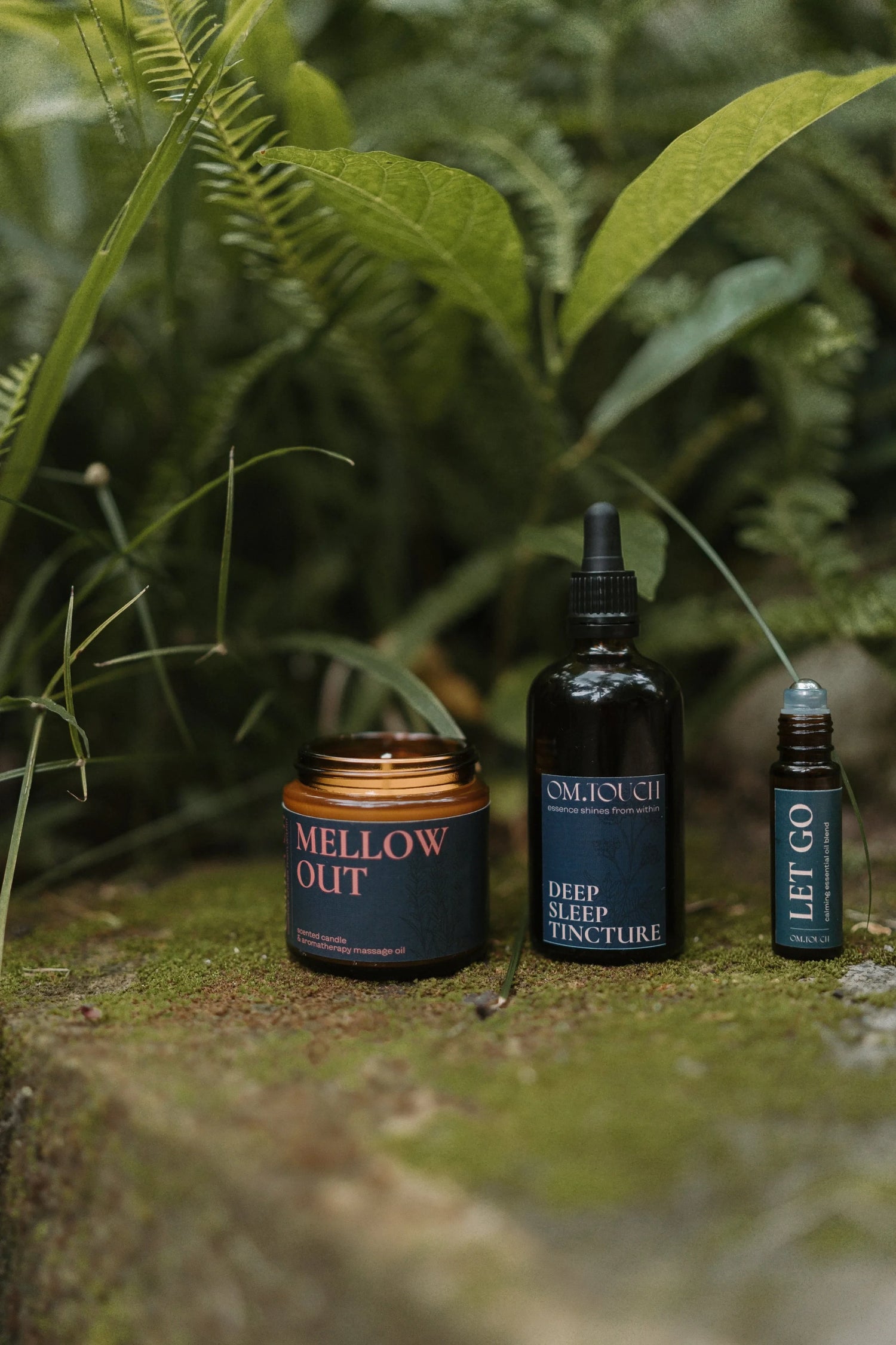 Scented candle & aromatherapy massage oil MELLOW OUT